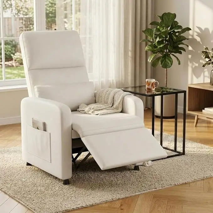 Electric Recliner Chair With Massage Heat USB And Side Pockets