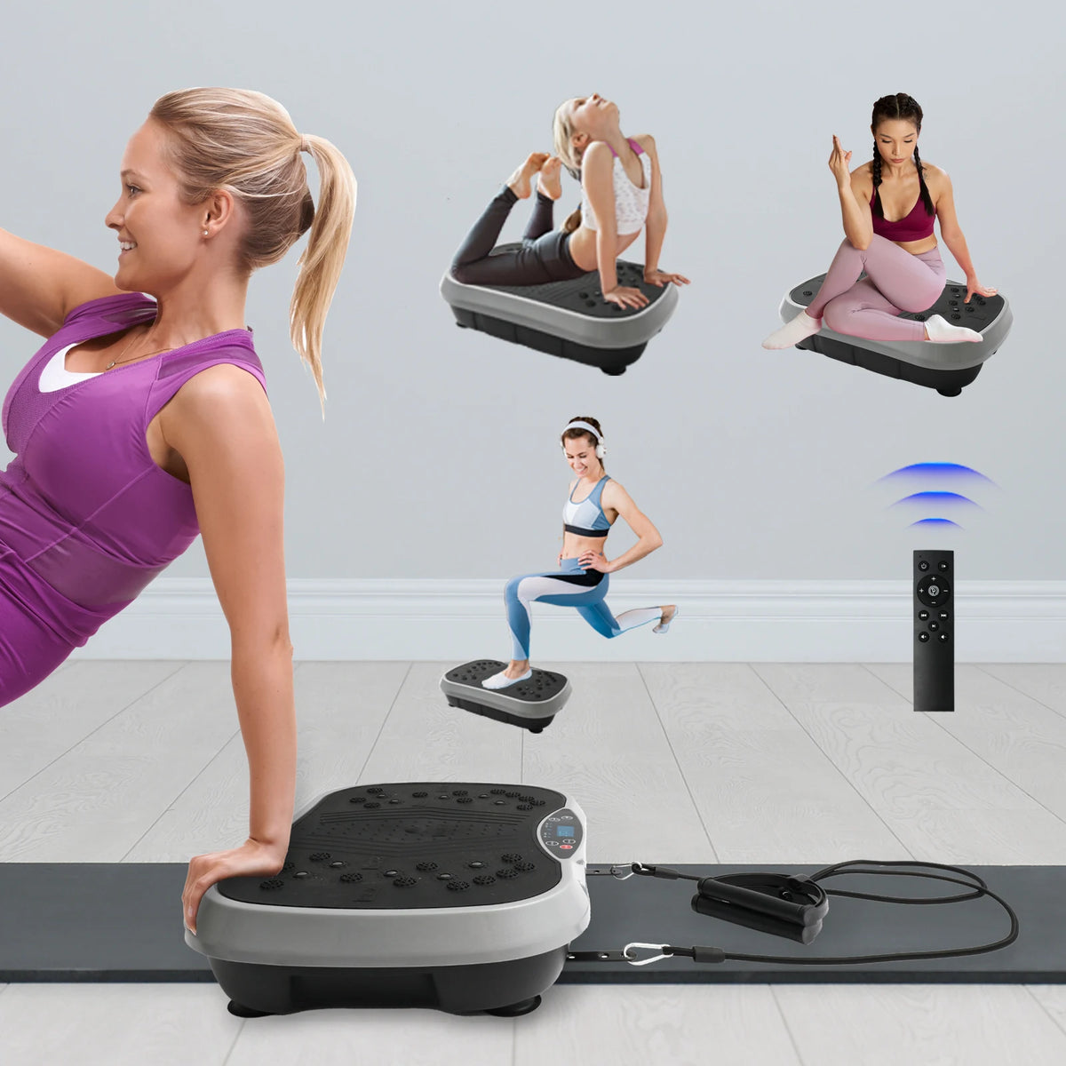 Vibration Plate Exercise Machine for Home Fitness and Body Shaping