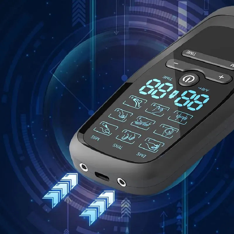 Jitesy Rechargeable TENS EMS Muscle Stimulator Pain Relief Massager