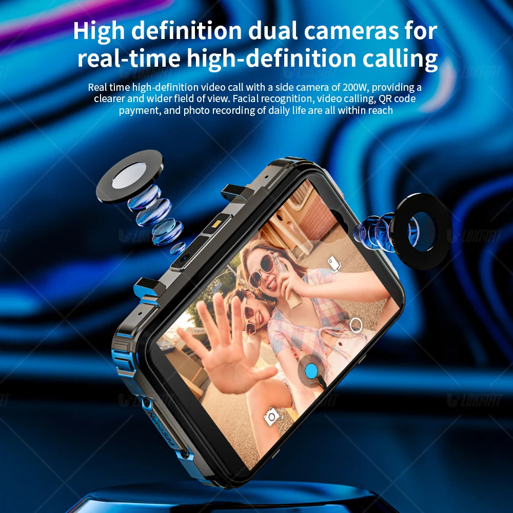 LOKMAT Android Smartwatch Phone With 4G Calling And Dual Cameras