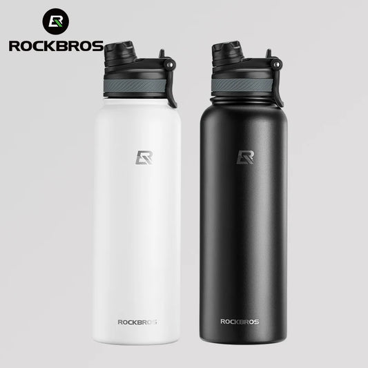 ROCKBROS Insulated Stainless Steel Bottle for Hot and Cold Drinks
