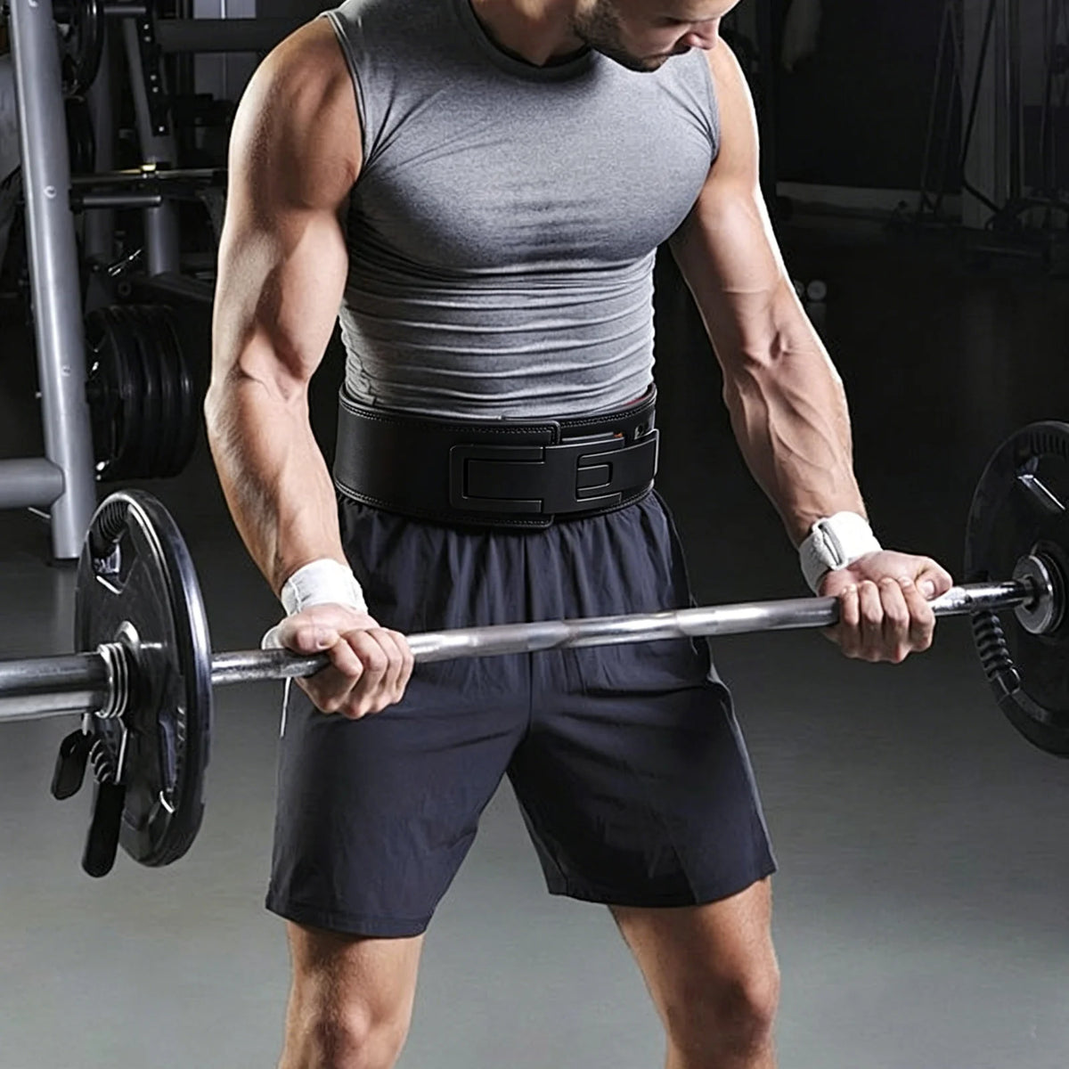 S/M/L/XL Workout Belt, 10cm Wide Weightlifting Belt, Adjustable Lever Buckle Belt For Squats Deadlifts Powerlifting Men Women Gym Strength Training