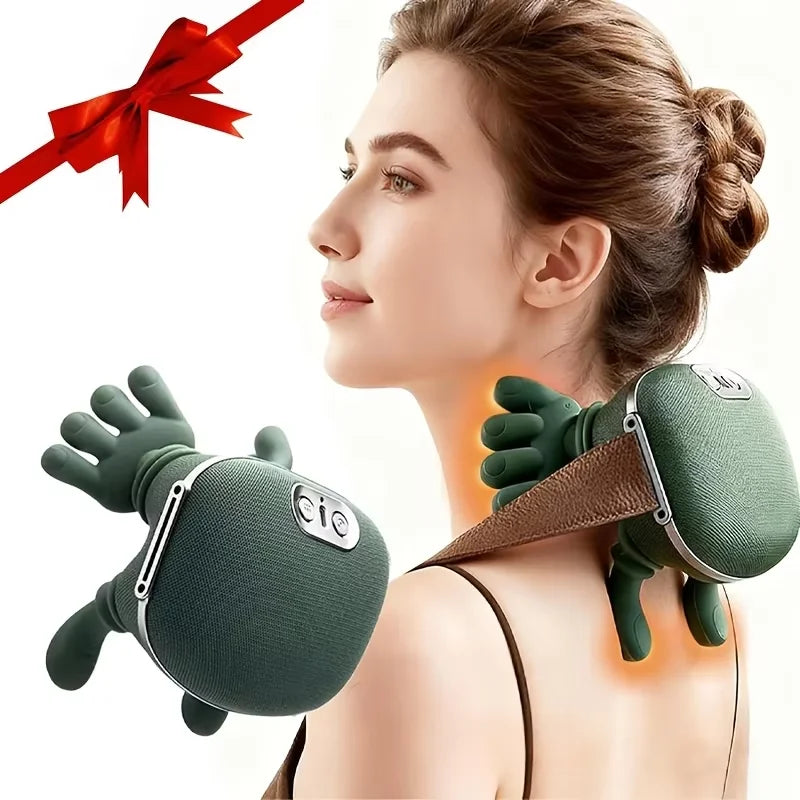Shiatsu Neck And Shoulder Massager With Soothing Heat For Relaxation