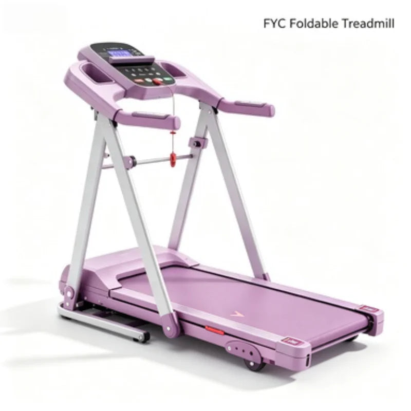 FYC Foldable Treadmill with Manual Incline for Home Cardio Workouts