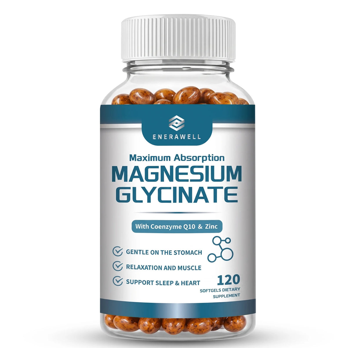 Magnesium Glycinate Supplement for Nervous System and Muscle Health