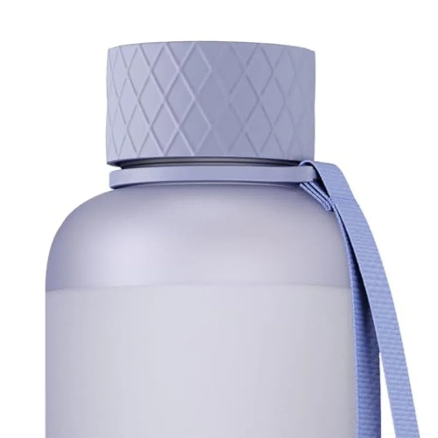 Shatterproof Water Bottle With Strap For Travel Sports And School