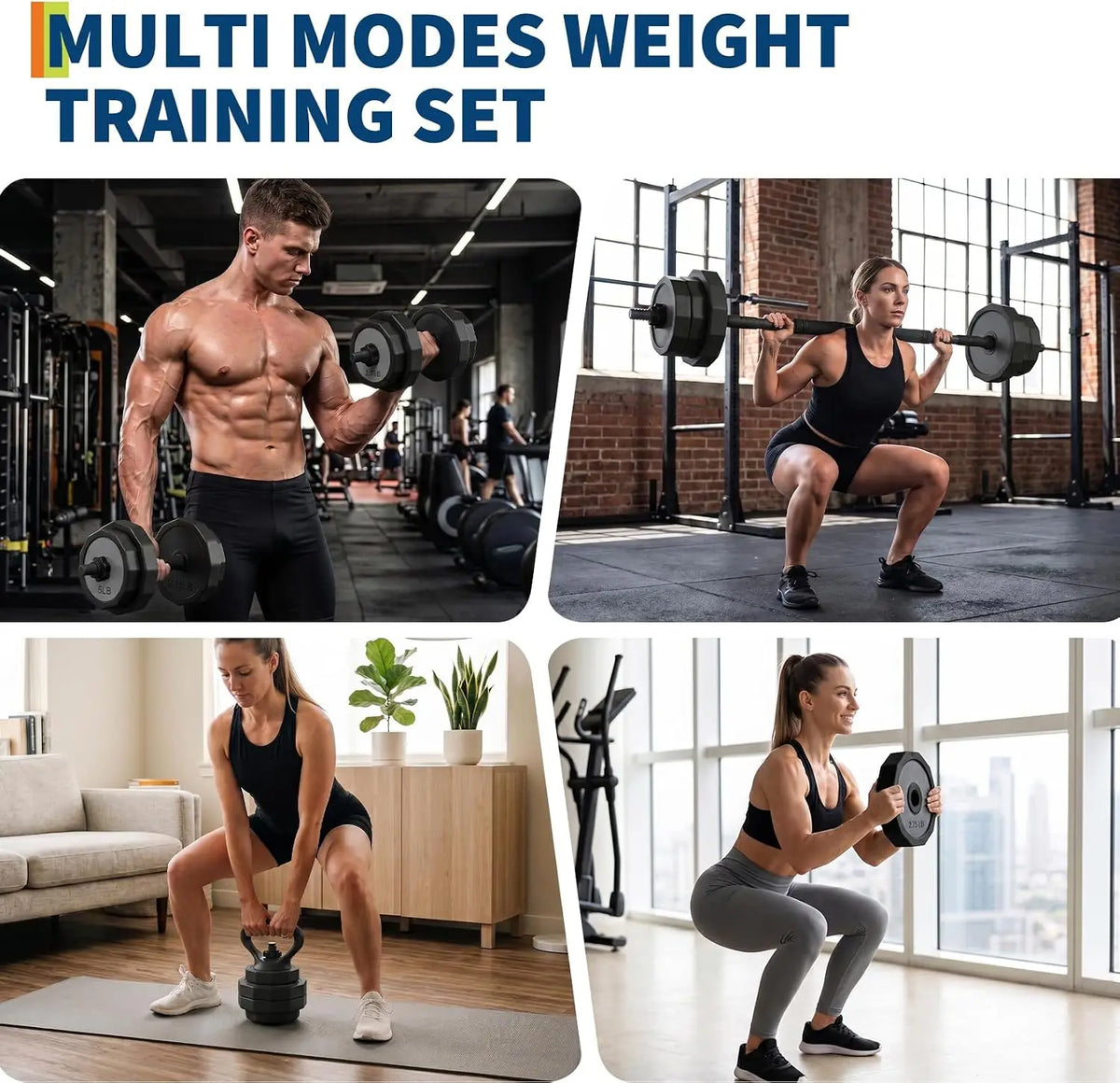 Adjustable Dumbbell Set for Strength Training and Home Workouts