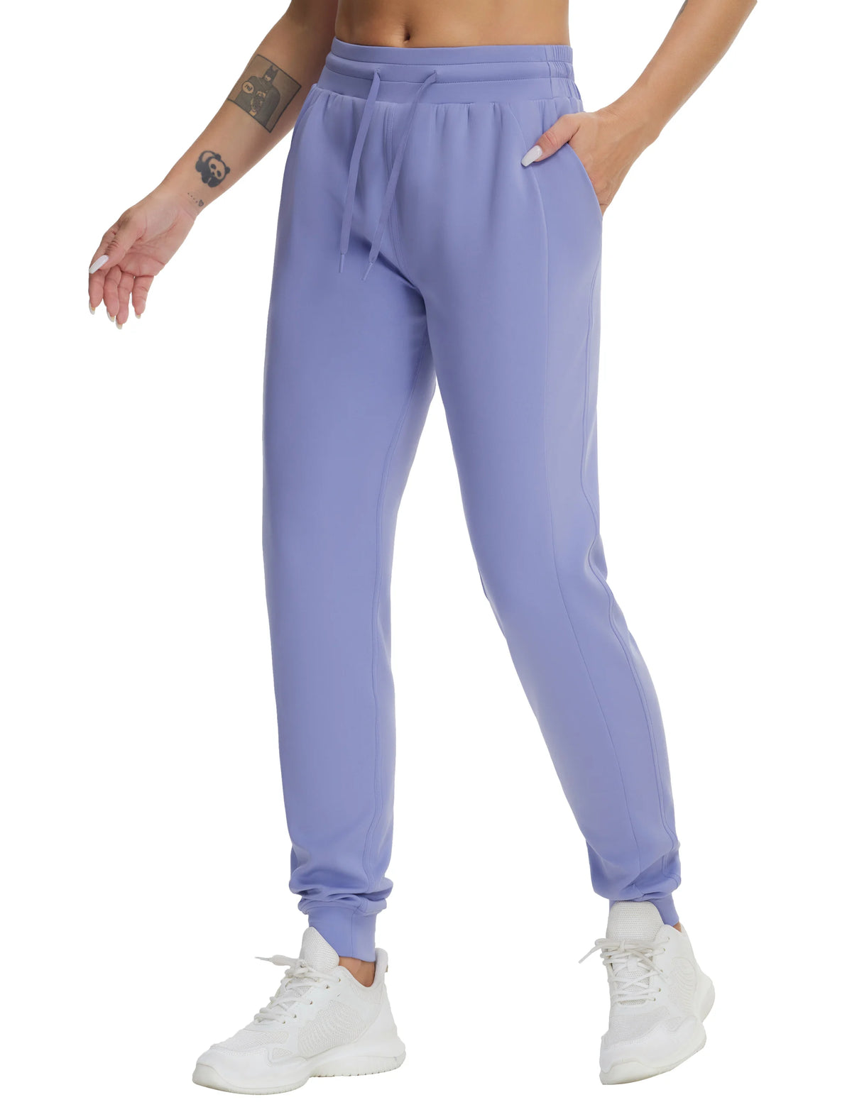 THE GYM PEOPLE Women's Workout Joggers With Drawstring And Pockets