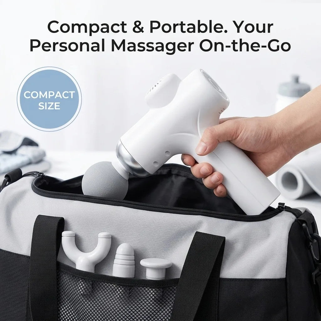 Deep Tissue Percussion Massage Gun for Muscle Recovery and Relaxation