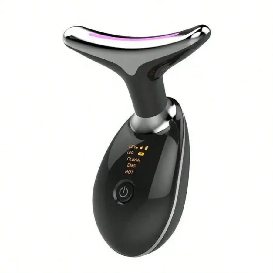 7-In-1 LED Face & Neck Massager, Smart Vibration | Portable Beauty Massager For Face And Neck, Helps Improve The Appearance Of Fine Lines & Supports Firmer Looking Skin