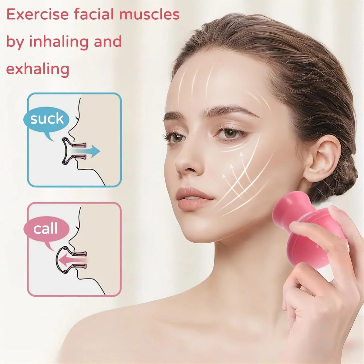 Facial Muscle Exerciser for Jawline Shaping and Toning