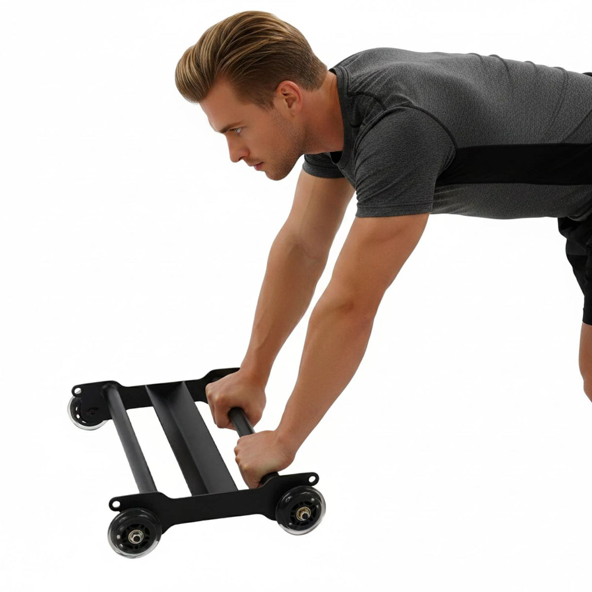 Abdominal Trainer With Wheels For Core And Full Body Workouts