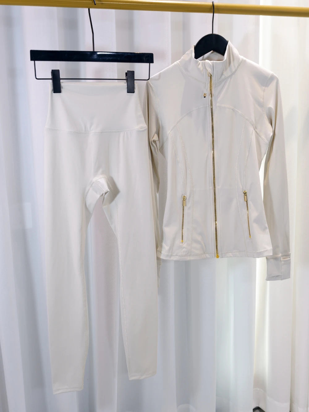 LULU FLORA Women's Quick Dry Yoga Jacket And Pants Set
