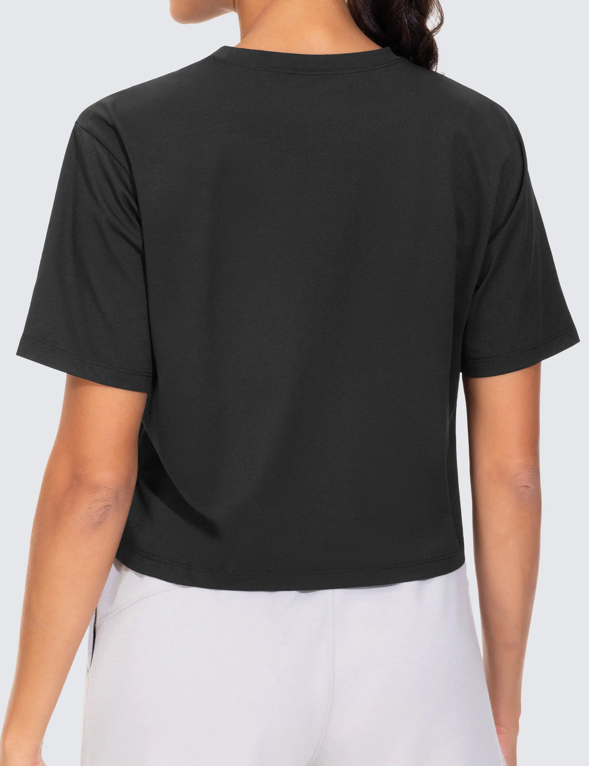 THE GYM PEOPLE Women's Workout Crop Top Yoga Shirt