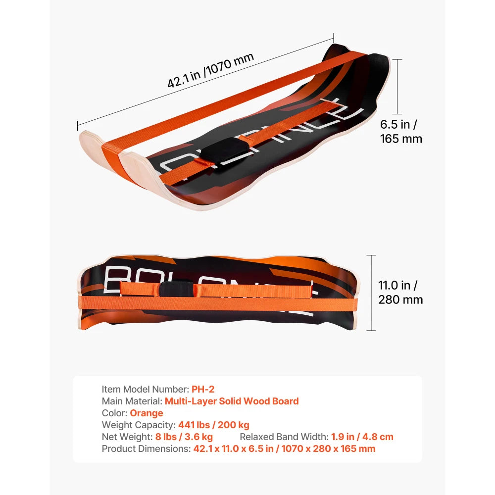 Wooden Wobble Balance Board for Core Training and Home Workouts