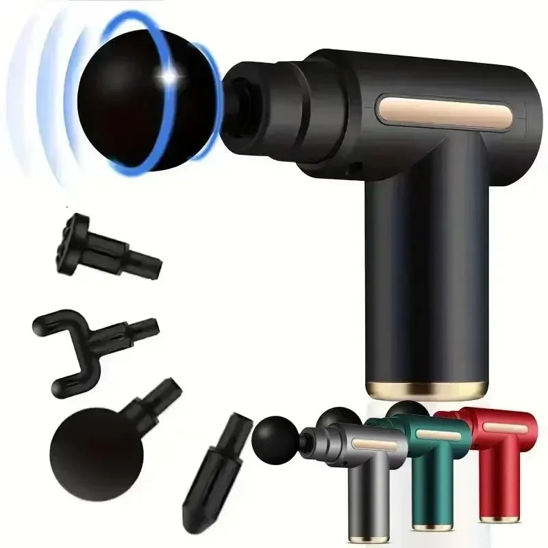 Muscle Relaxation Mini Massage Gun, Suitable For Full-Body And Arm And Back Massage. Mini And Compact, Portable, Type-C Charging, Handheld Electric Muscle Massager To Relax Muscles After Exercise And Fitness