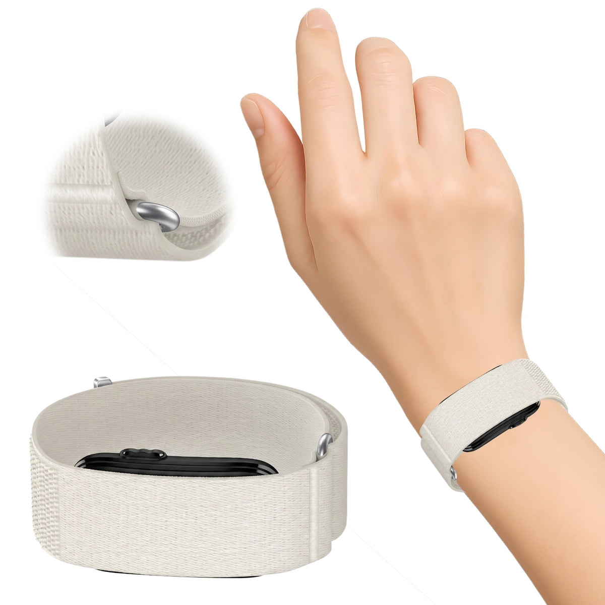 for CIRQA Smart Band Nylon Band Micro-Adjustable Performance Loop Adjustable Sport Watch Strap for Screenless Fitness Tracker