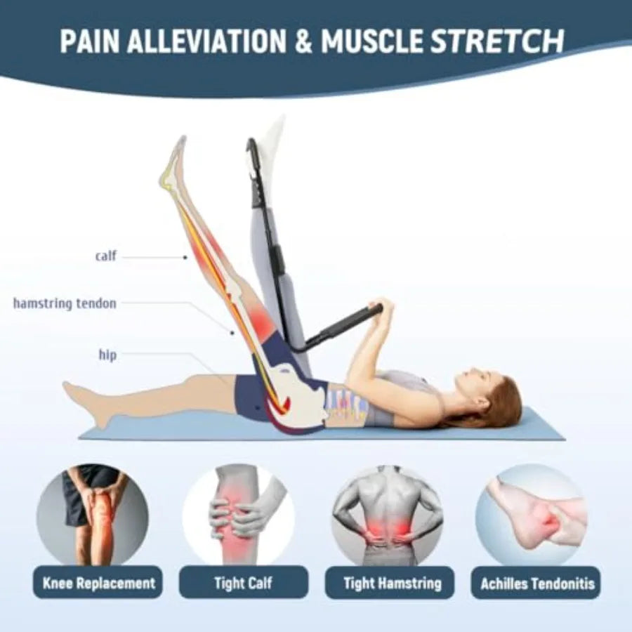 Adjustable Hamstring Stretcher for Knee Extension and Leg Flexibility