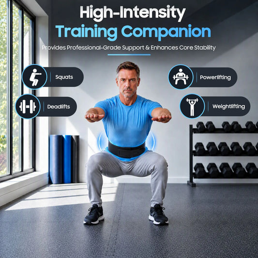 S/M/L/XL Workout Belt, 10cm Wide Weightlifting Belt, Adjustable Lever Buckle Belt For Squats Deadlifts Powerlifting Men Women Gym Strength Training