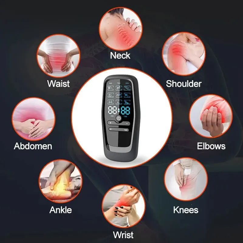 Jitesy Rechargeable TENS EMS Muscle Stimulator Pain Relief Massager