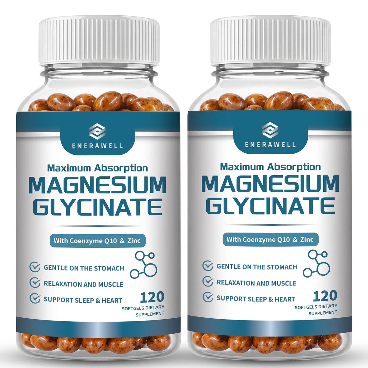 Magnesium Glycinate Supplement for Nervous System and Muscle Health