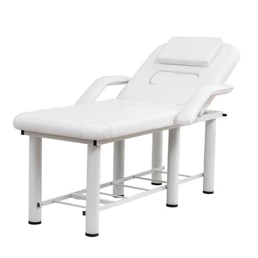 Professional Beauty Massage Bed With Removable Headrest And Storage Shelf