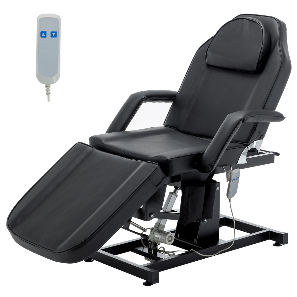 Electric Height Adjustable Massage Table With Reclining Backrest