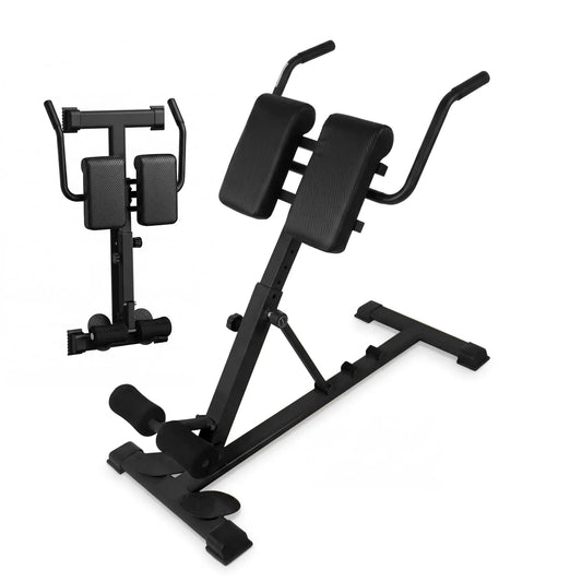 HiMISS Adjustable Roman Chair Hyperextension Bench for Core Training