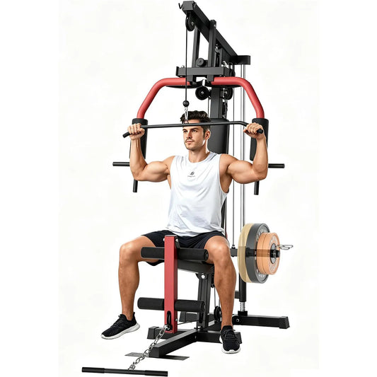 HiMISS 5-in-1 Home Gym Machine for Full Body Strength Training