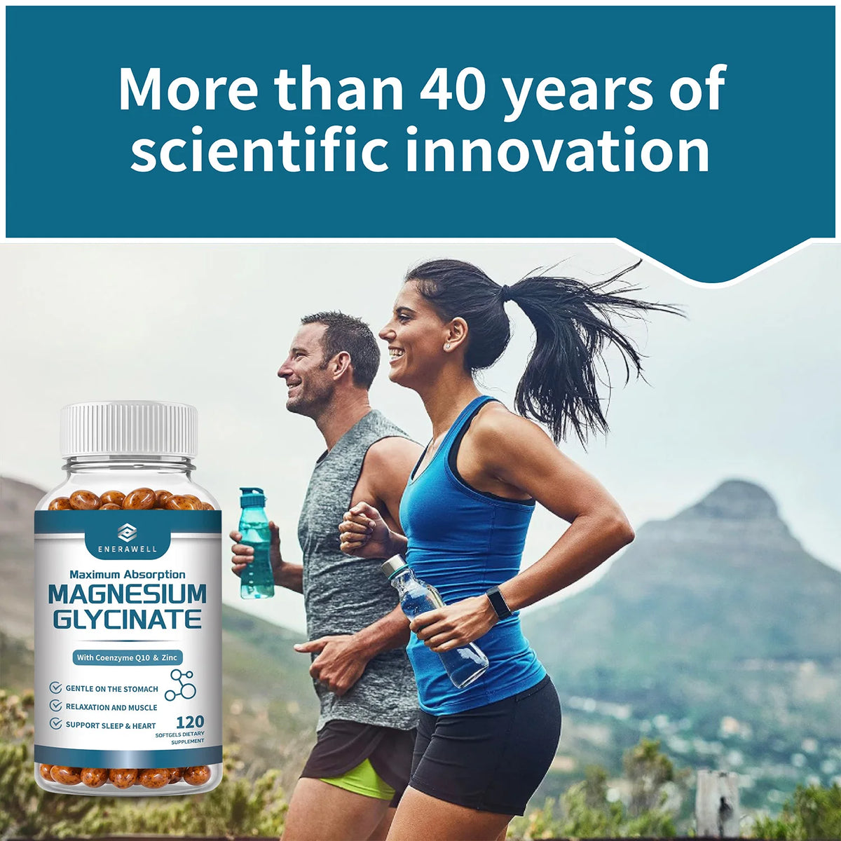 Magnesium Glycinate Supplement for Nervous System and Muscle Health