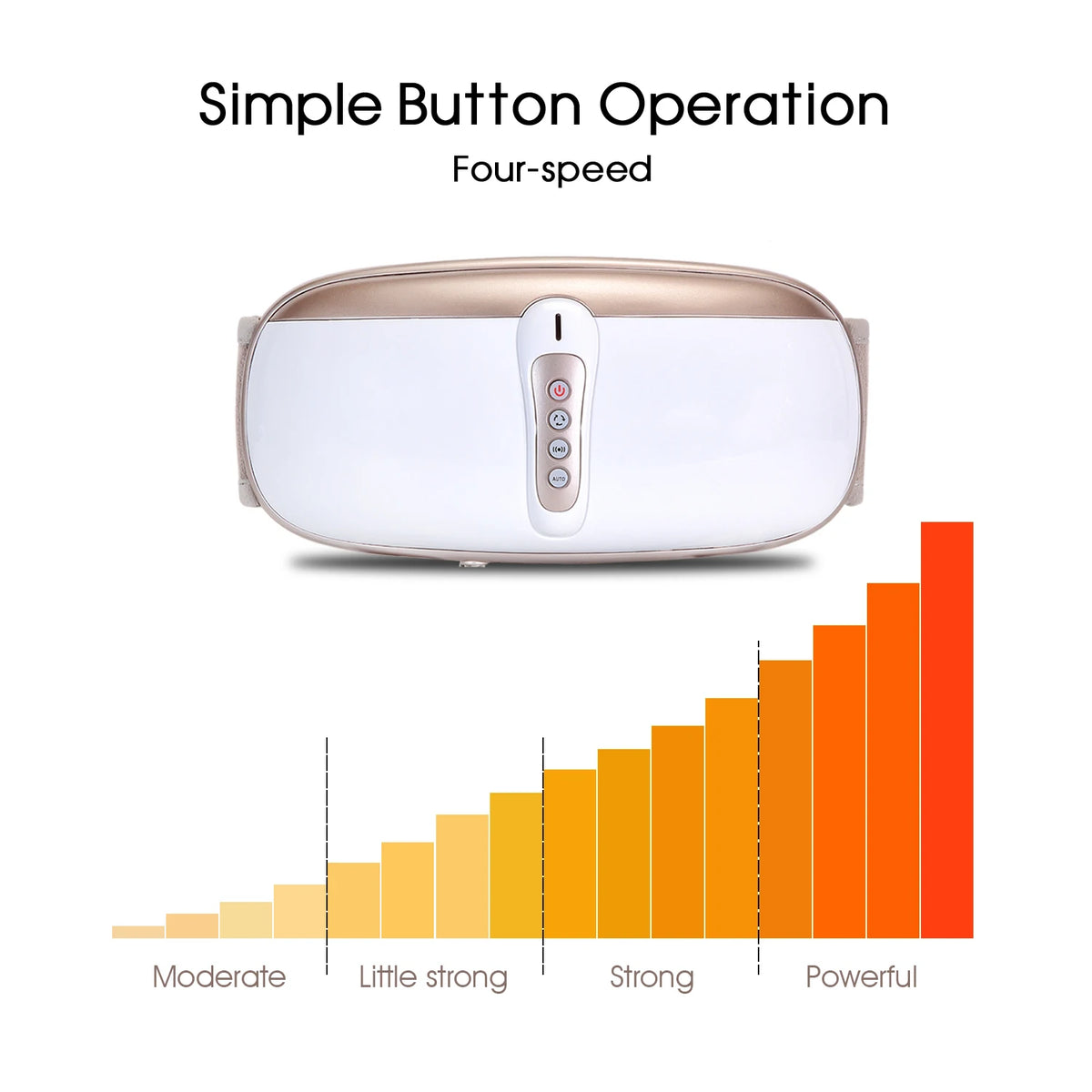 Adjustable Vibration Waist Massage Belt With Four Massage Modes