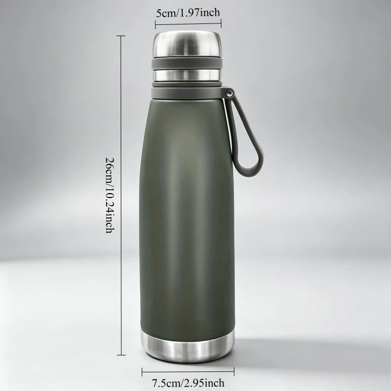 Wide Mouth Insulated Stainless Steel Thermos for Travel and Commuting