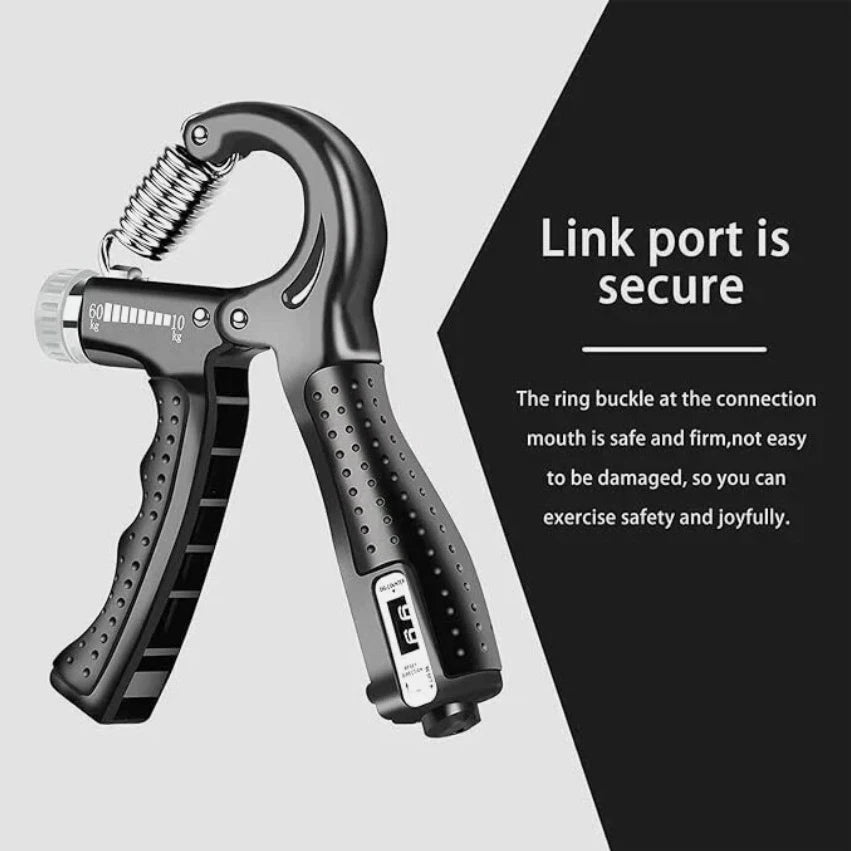 2pcs Hand Grip Strength Power Trainer Gripper Strengtheners Adjust Gym Exerciser