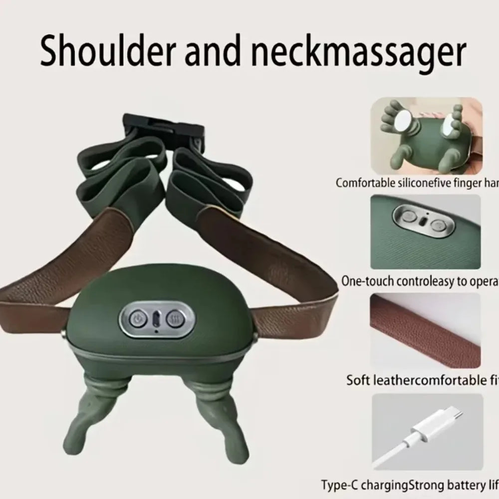 Shiatsu Neck And Shoulder Massager With Soothing Heat For Relaxation