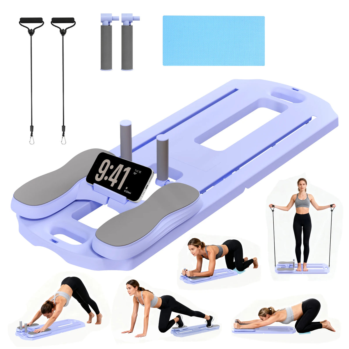 Multifunctional Foldable Pilates Ab Board for Core Strength Training