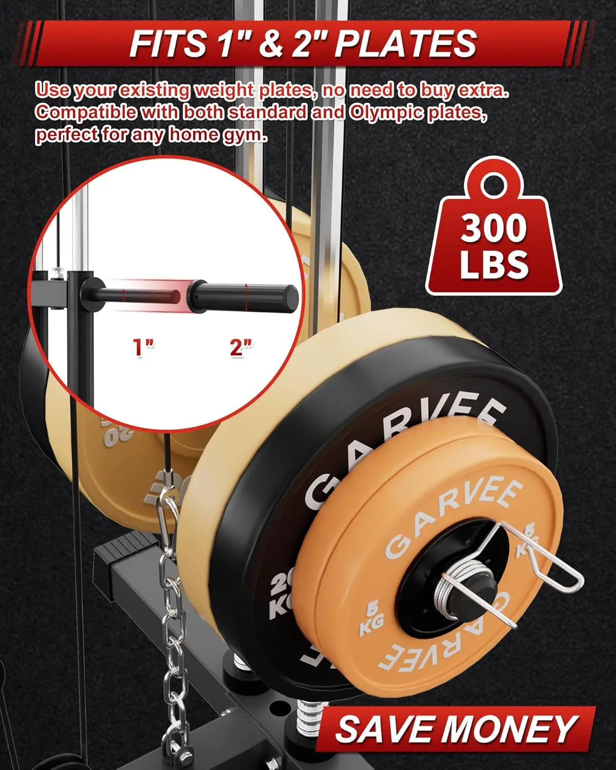 HiMISS 5-in-1 Home Gym Machine for Full Body Strength Training