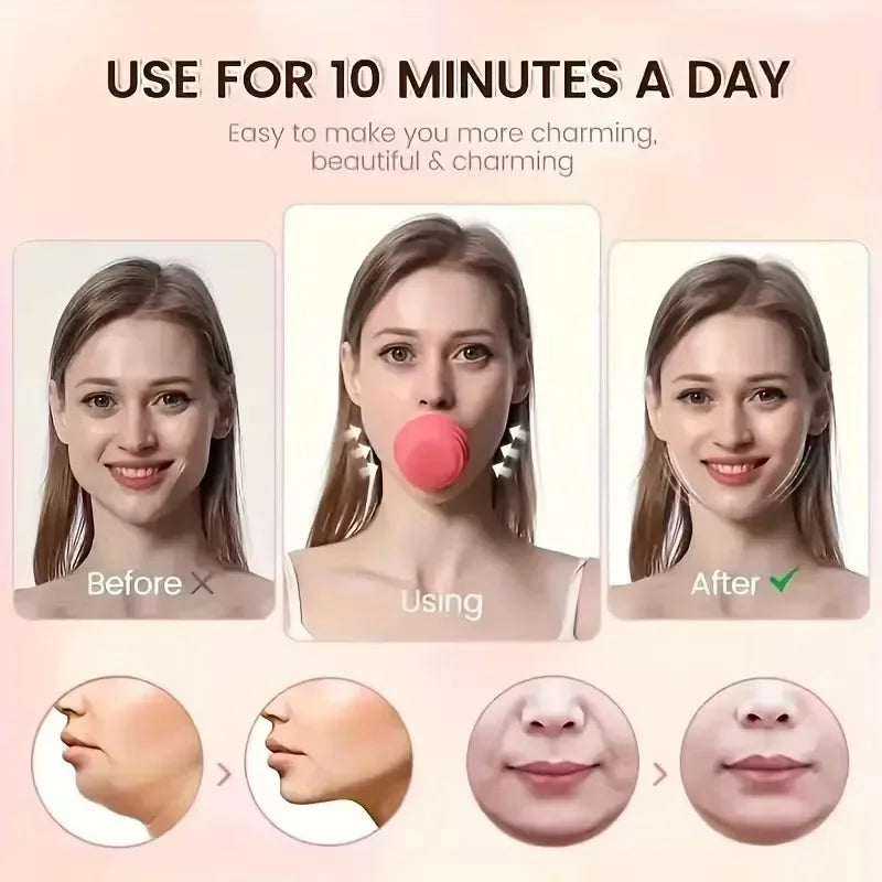 Facial Muscle Exerciser for Jawline Shaping and Toning