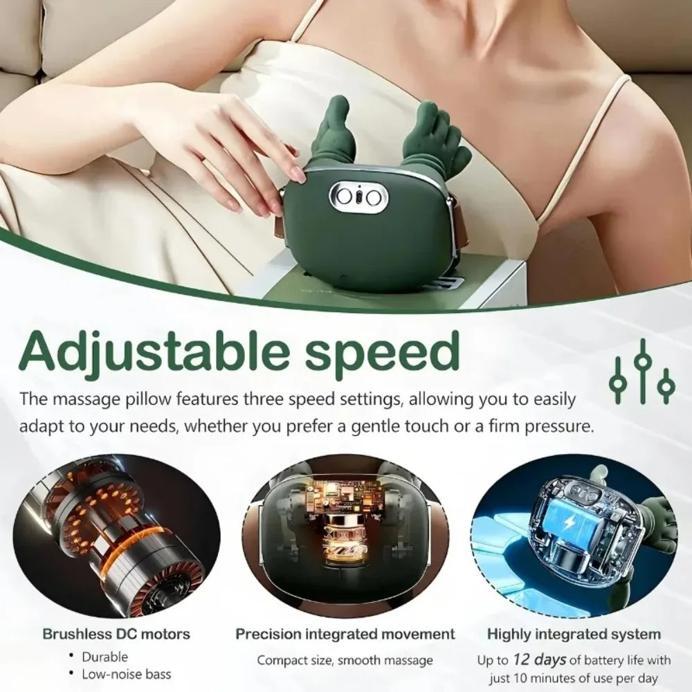 Shiatsu Neck And Shoulder Massager With Soothing Heat For Relaxation