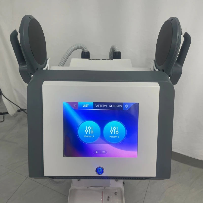 EMS Body Building Machine with RF Fat Removal 2 Handles Muscle Sculpting for Fitness And Wellness Body Muscle Stimula