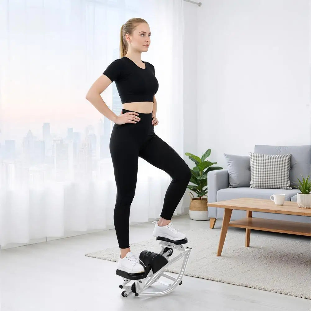 Rock Stepper Lateral Fitness Trainer With LCD Workout Monitor