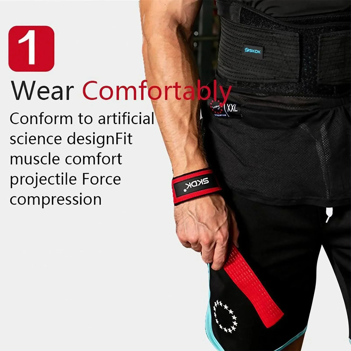 Weightlifting Wrist Straps With Neoprene Padding And Anti Slip Grip