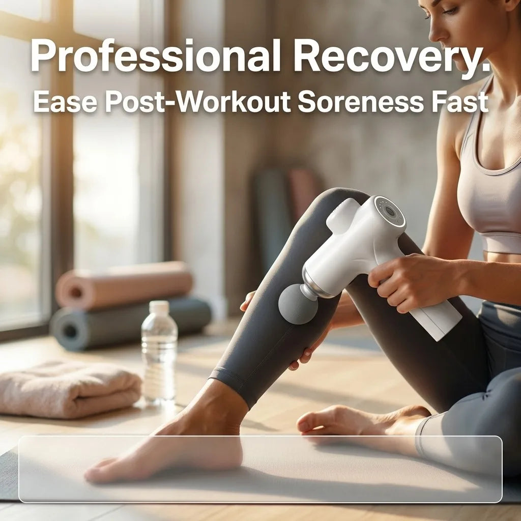 Deep Tissue Percussion Massage Gun for Muscle Recovery and Relaxation