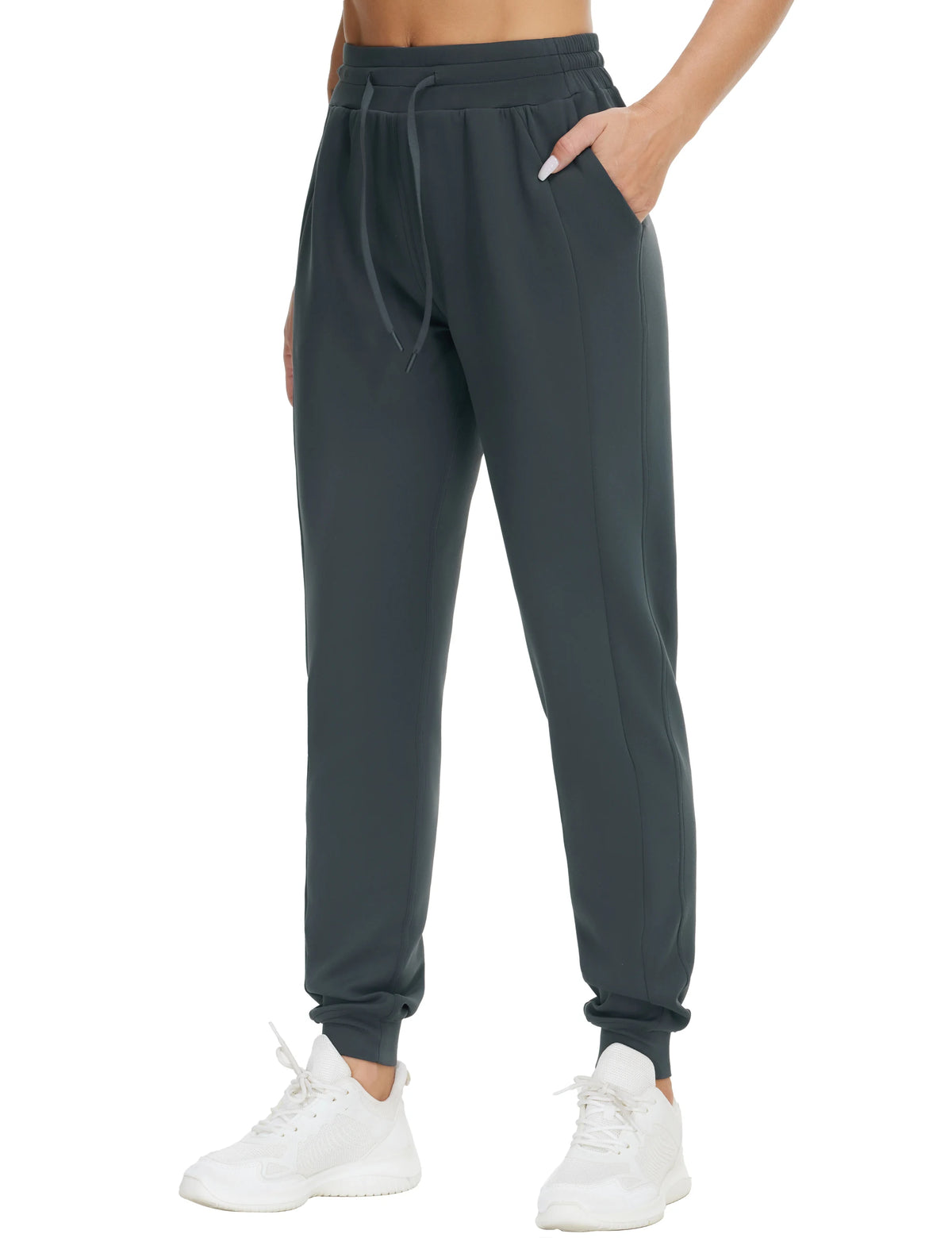 THE GYM PEOPLE Women's Workout Joggers With Drawstring And Pockets