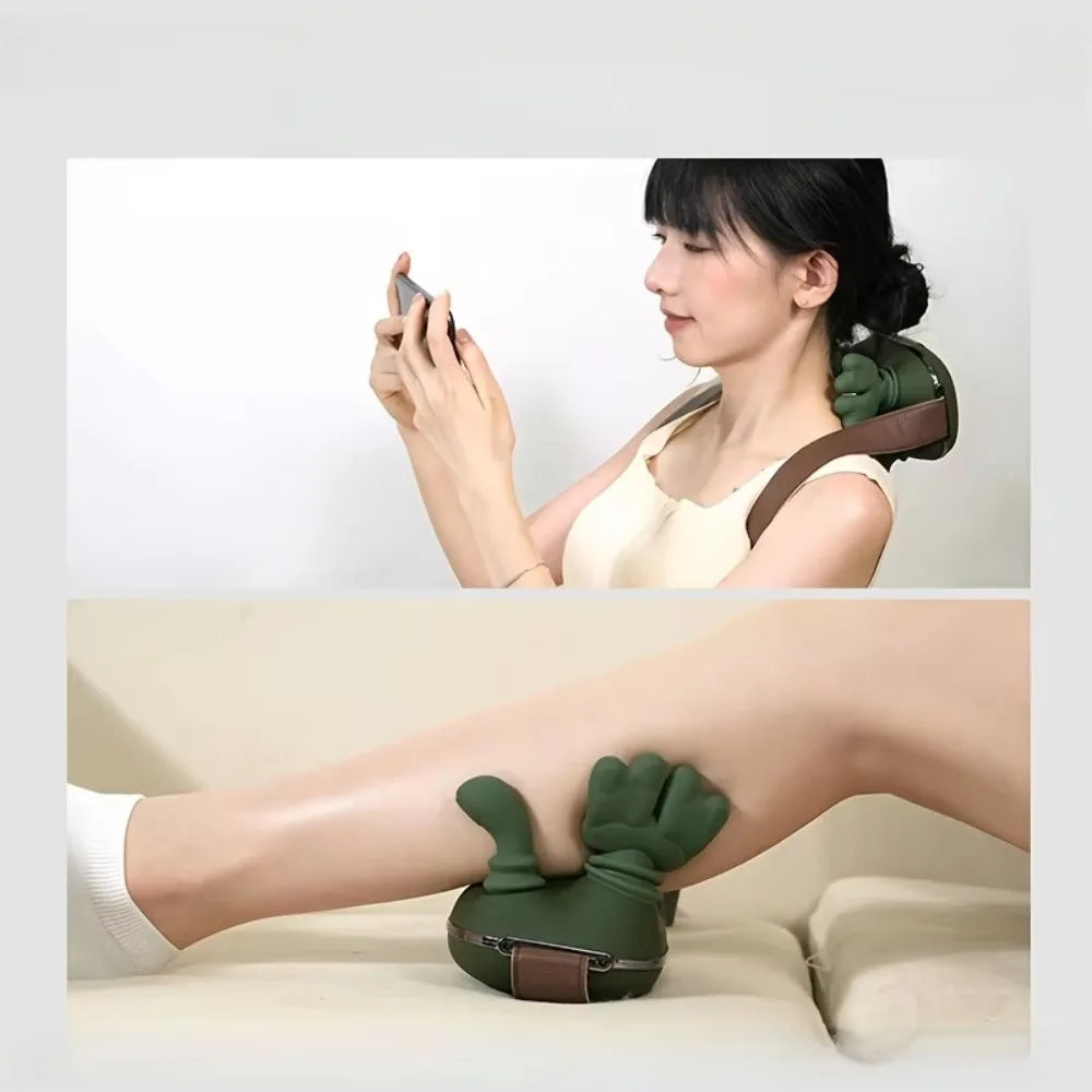 Rechargeable Deep Tissue Octopus Shiatsu Massager With Heat