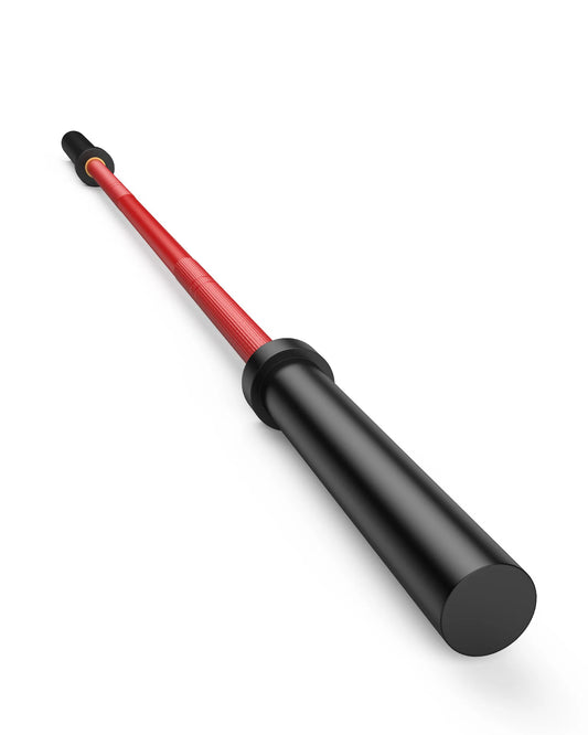 HiMISS Strength Training Barbell for Squats Deadlifts and Presses